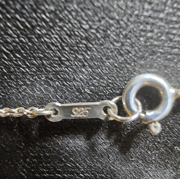 Tiffany & Co Sterling Silver Elsa Paretti Open Heart Necklace - Picture 4 of 5